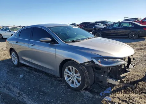 2015 Chrysler 200 Limited from USA, damaged, VIN 1C3CCCAB3FN758887